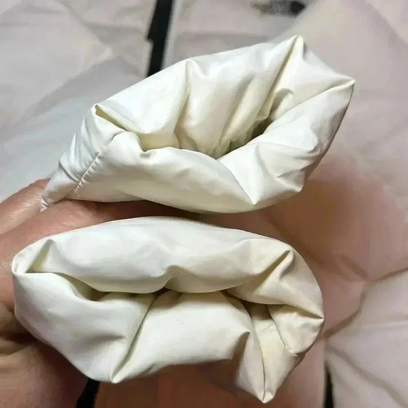 THE NORTH FACE Women's Stretch Down Hoodie Jacket White Hooded Women's Size S - Picture 12 of 16